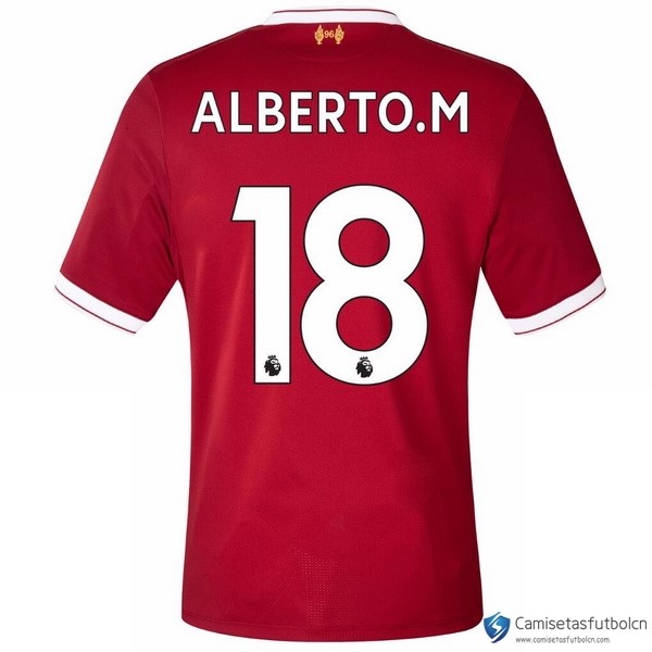Camiseta Liverpool Primera equipo Alberto.M 2017-18